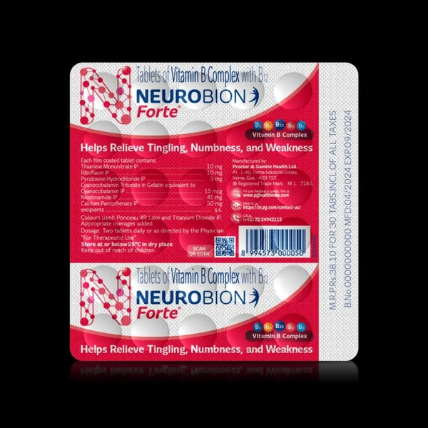 Neurobion Forte - 30 Tablets