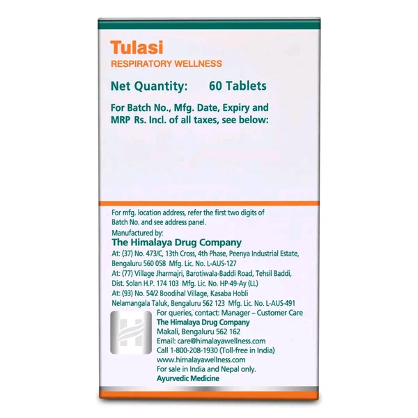 The Himalaya Drug Company  Tulasi - 60 Tablets