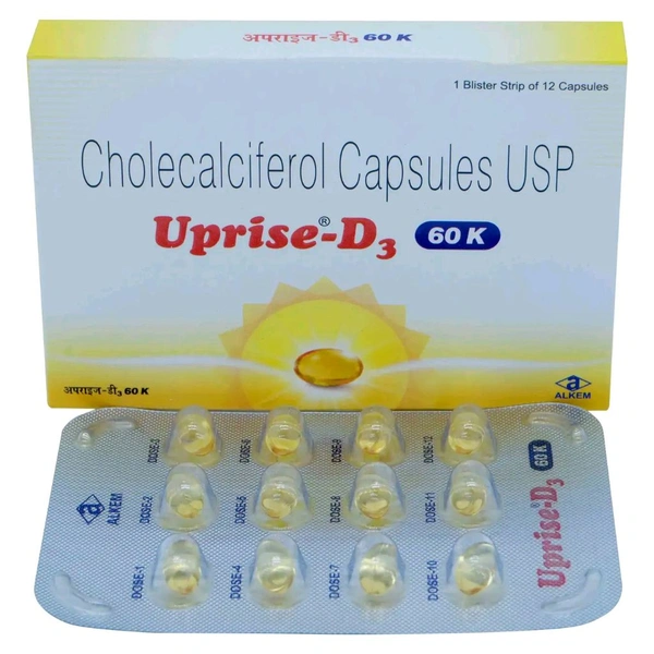 Alkem laboratories Pvt Ltd Uprise-D3 60 K - 12 Capsules