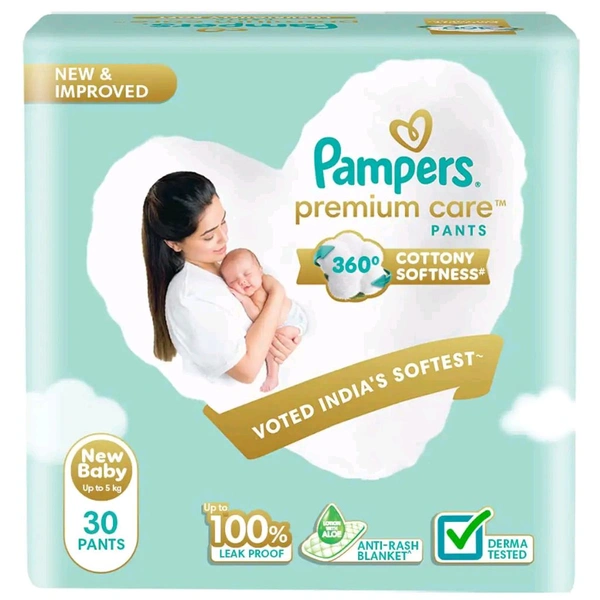 PROCTER & GAMBLE HYGIENE AND HEALTH CARE LTD Pampers Premium Care Diaper Pants  - New Born