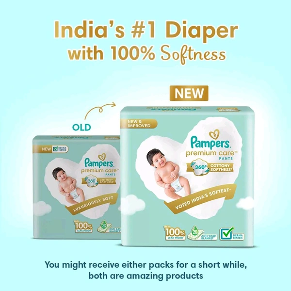 PROCTER & GAMBLE HYGIENE AND HEALTH CARE LTD Pampers Premium Care Diaper Pants  - Small