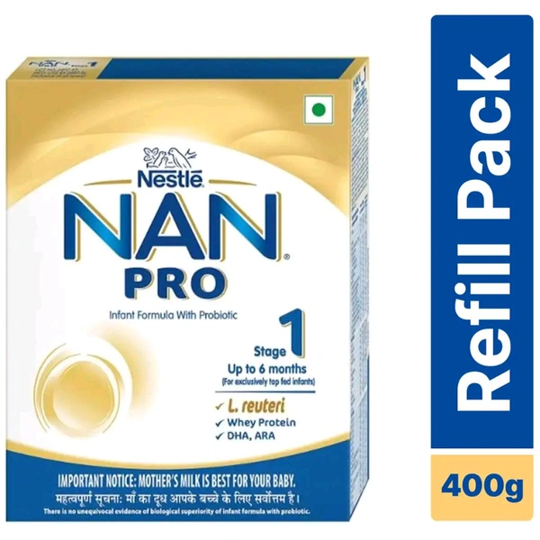 NESTLE INDIA LTD Nan Pro Follow-up Formula Stage 1 Powder - 400gm