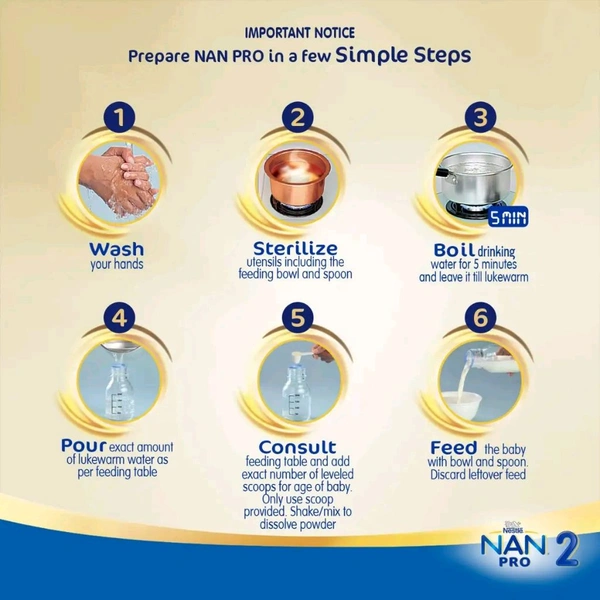 NESTLE INDIA LTD Nan Pro Follow-up Formula Stage 1 Powder - Stage 2