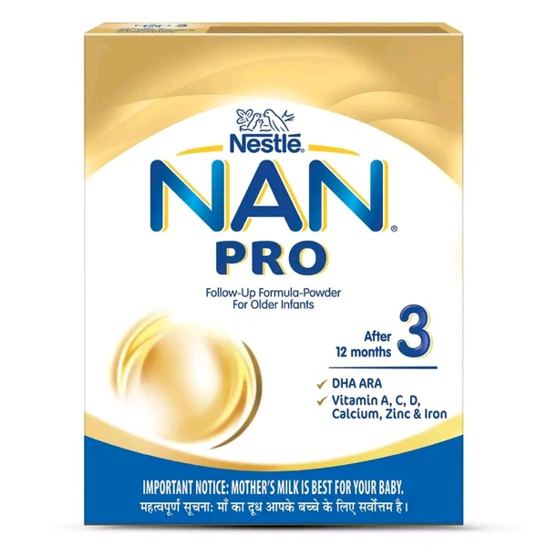 NESTLE INDIA LTD Nan Pro Follow-up Formula Stage 1 Powder - Stage 3