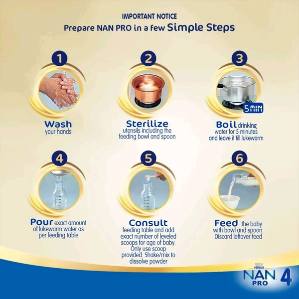 NESTLE INDIA LTD Nan Pro Follow-up Formula Stage 1 Powder - Stage 4