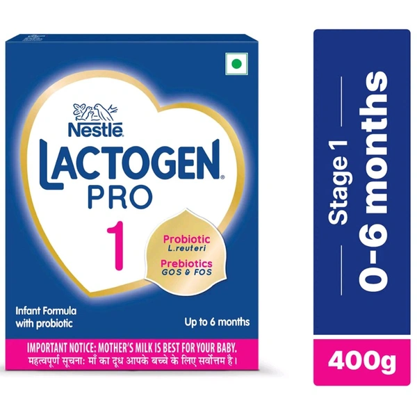 NESTLE INDIA LTD Lactogen Pro Infant Formula Stage 1 Powder - 400g
