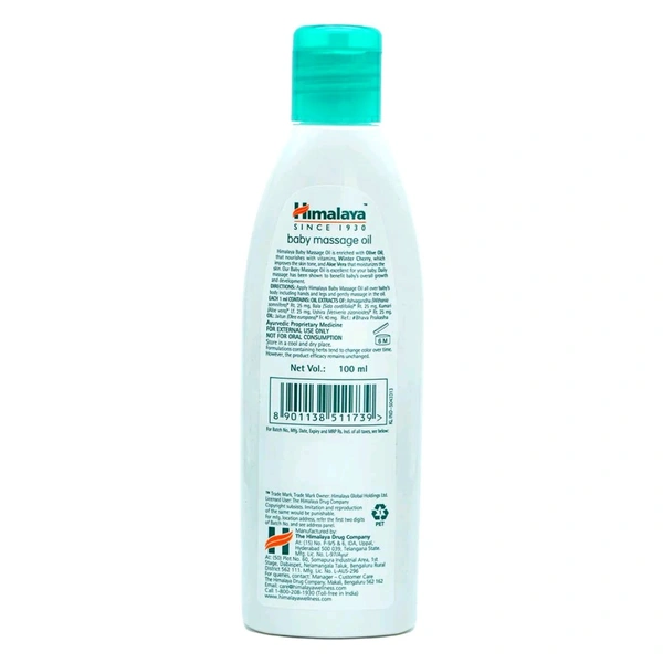 The Himalaya Drug Company Baby Massage Oil - 100ml