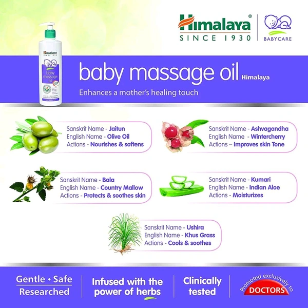 The Himalaya Drug Company Baby Massage Oil - 200ml