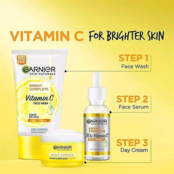 LOREAL INDIA PVT LTD Skin Naturals Bright Complete Vitamin C Booster Serum - 30ml