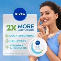NIVEA INDIA PVT LTD Soft Light Moisturiser Cream - 25ml