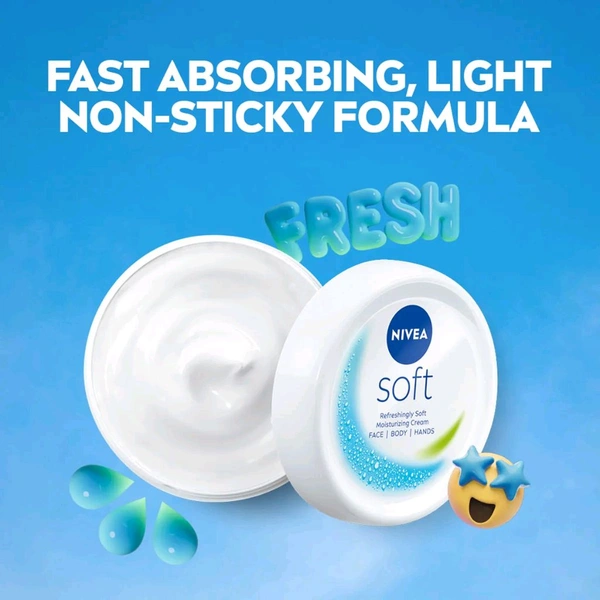NIVEA INDIA PVT LTD Soft Light Moisturiser Cream - 50ml