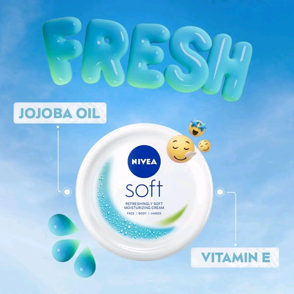 NIVEA INDIA PVT LTD Soft Light Moisturiser Cream - 50ml