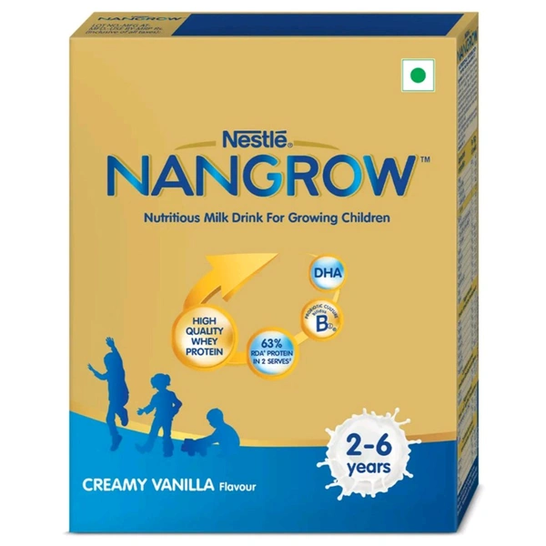 NESTLE INDIA LTD Nangrow Creamy Vanilla Flavour Nutrition Powder - 400gm