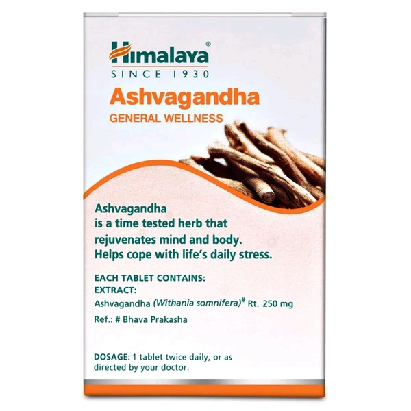 The Himalaya Drug Company Ashvagandha General Wellness - 60 Tablets