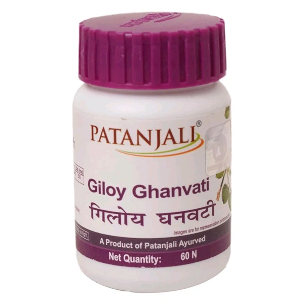 Patanjali Ayurved Ltd  Giloy Ghanwati - 60 Tablets