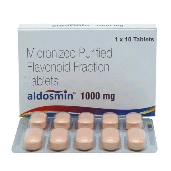 Sun Pharmaceuticals Pvt Ltd  Aldosmin 1000 - 10 Tablets