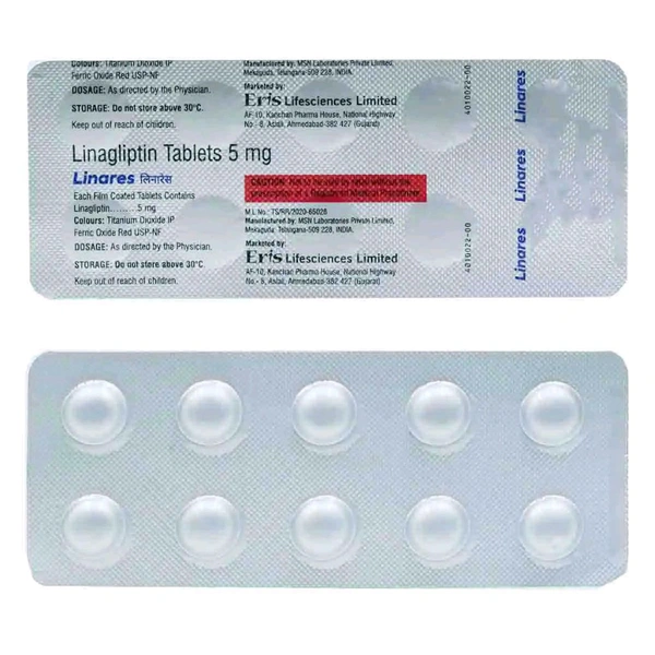 ERIS LIFE SCIENCES LTD Linares 5 - 10 Tablets