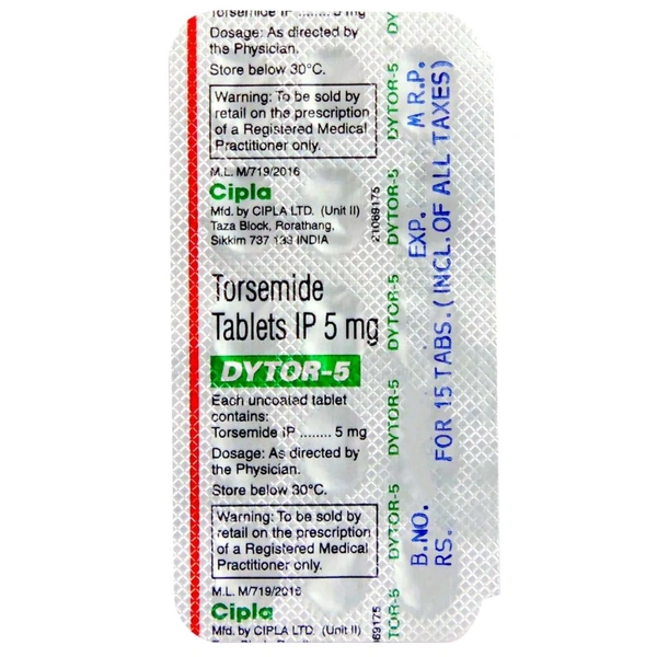 Cipla Dytor 5 - 15 Tablets