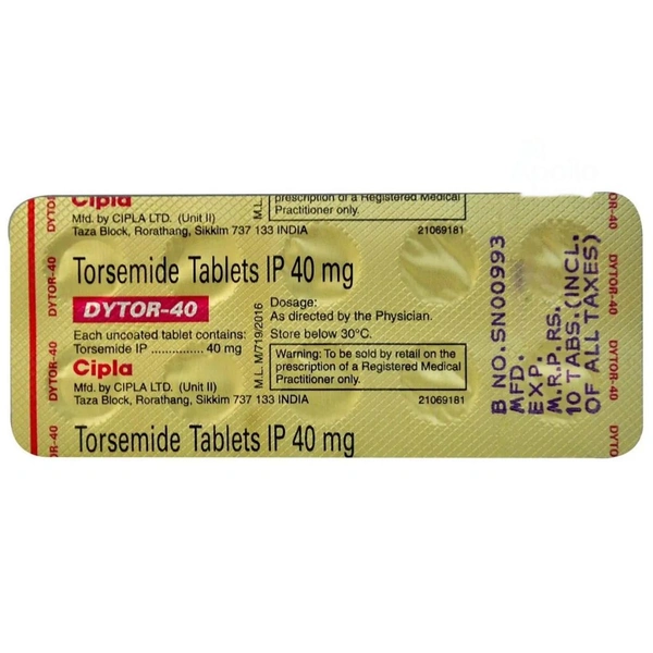 Cipla Dytor 40 - 10 Tablets