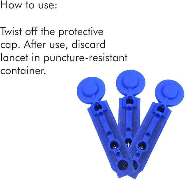 AccuSure Blood Lancets  - 100 Strips