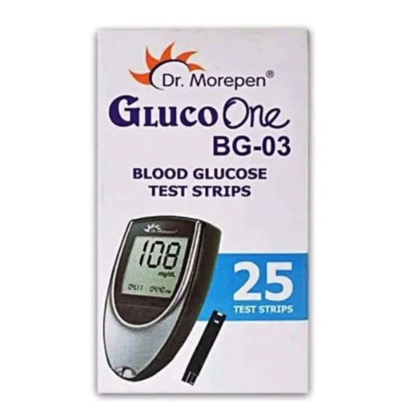 Dr. Morepen Gluco One BG-03 Test Strips - 25 Strips