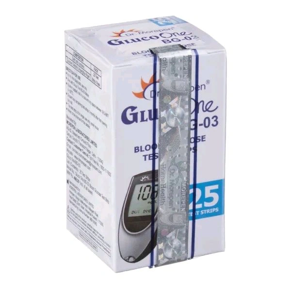 Dr. Morepen Gluco One BG-03 Test Strips - 25 Strips