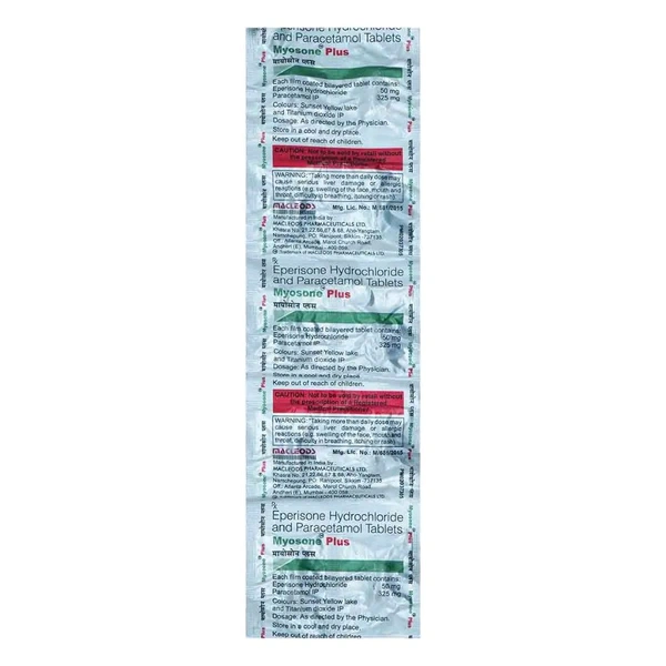 MACLEODS PHARMACEUTICALS LTD Myosone Plus - 10 Tablets