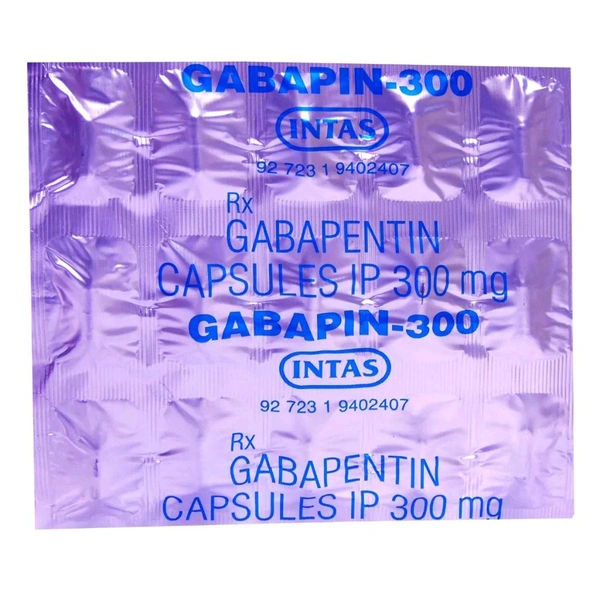 INTAS PHARMACEUTICALS LTD Gabapin 300 - 15 Tablets