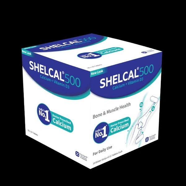 TORRENT PHARMACEUTICALS LTD Shelcal 500 Tab - 15 Tablets