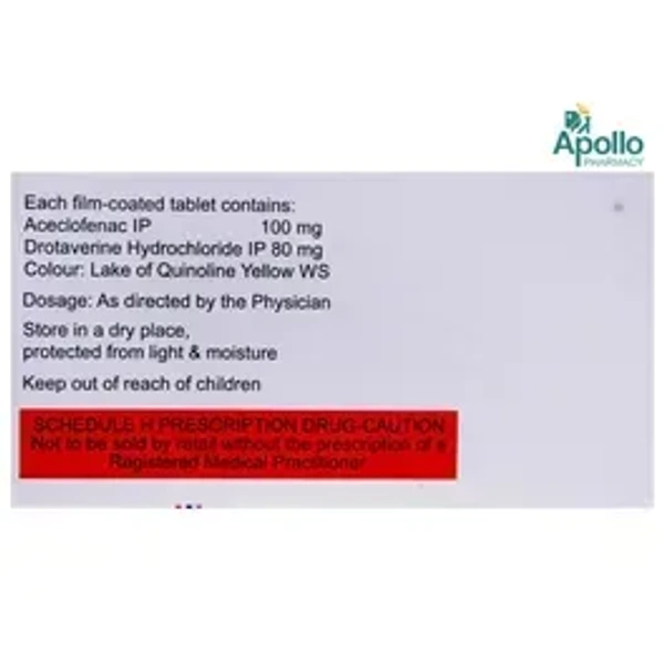 IPCA LABORATORIES LTD Zerodol Spas - 10 Tablets