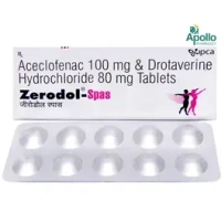 IPCA LABORATORIES LTD Zerodol Spas - 10 Tablets