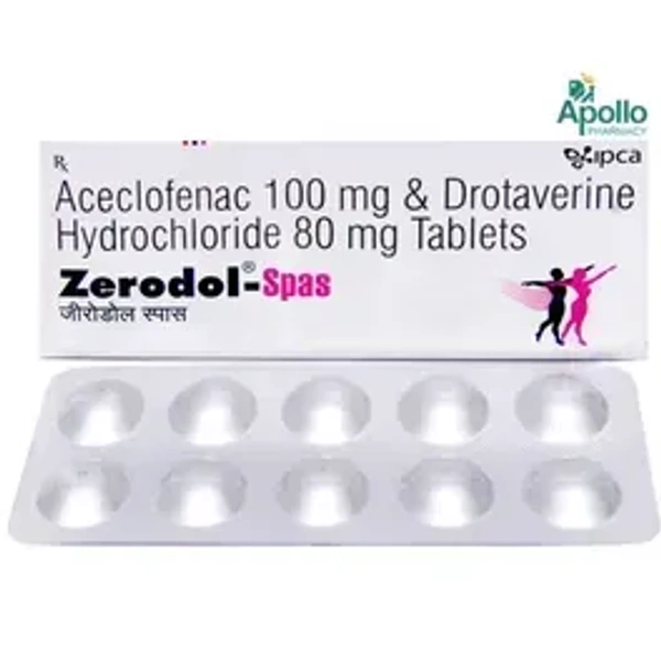 IPCA LABORATORIES LTD Zerodol Spas - 10 Tablets