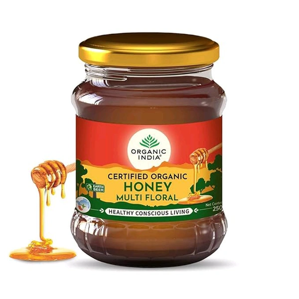 Organic India Himalayan Multi Floral Honey, 250g, 100% Pure
