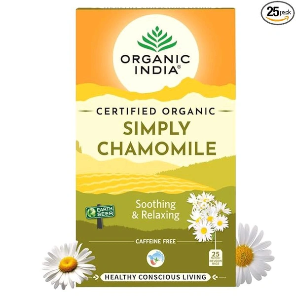 Organic India Simply Chamomile 25 Tea bags