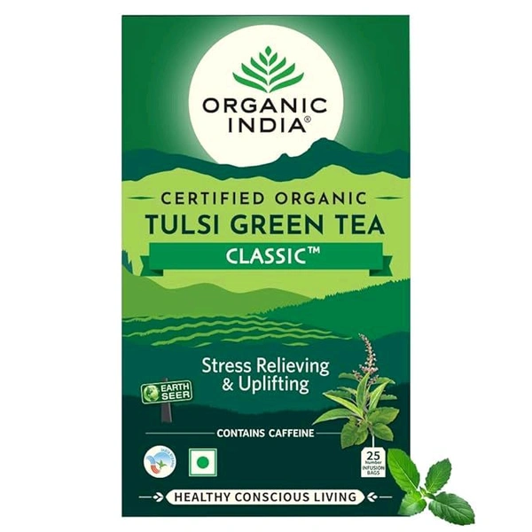 Organic India Tulsi Green TeaClassic 25 Teabags