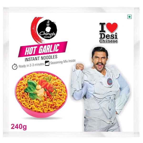 Chings Ching's Hot Garlic Instant Noodles 240 gm