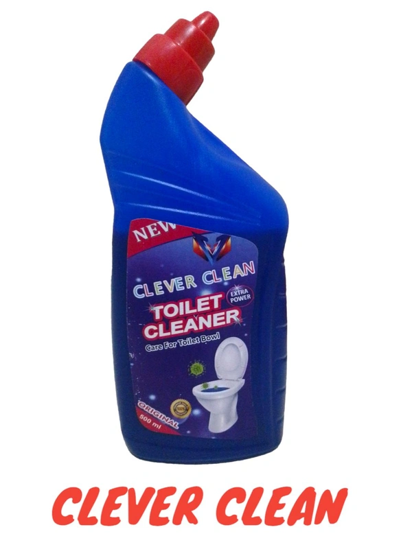 Clever Clean Toilet Cleaner - Blue, 500 ML