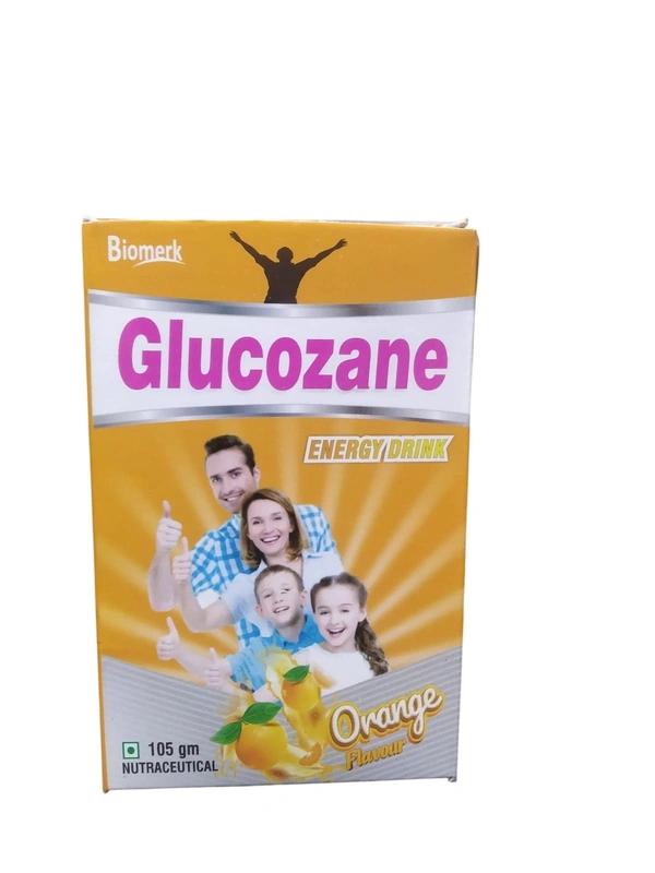ZANE PHARMACEUTICALS GLUCOZANE ENERGY DRINK ORANGE - 105GRAM, 105GRAM
