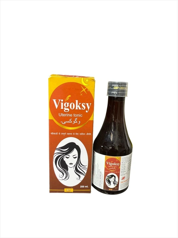 Vigoksy Uterine Tonic – Ayurvedic Women’s Health & Hormonal Balance Syrup | Natural Uterine Care Tonic
