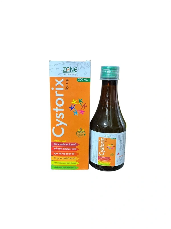 ZANE AYURVEDA  Cystorix Syrup - An Ayurvedic Solution for Cyst Management - 200ML