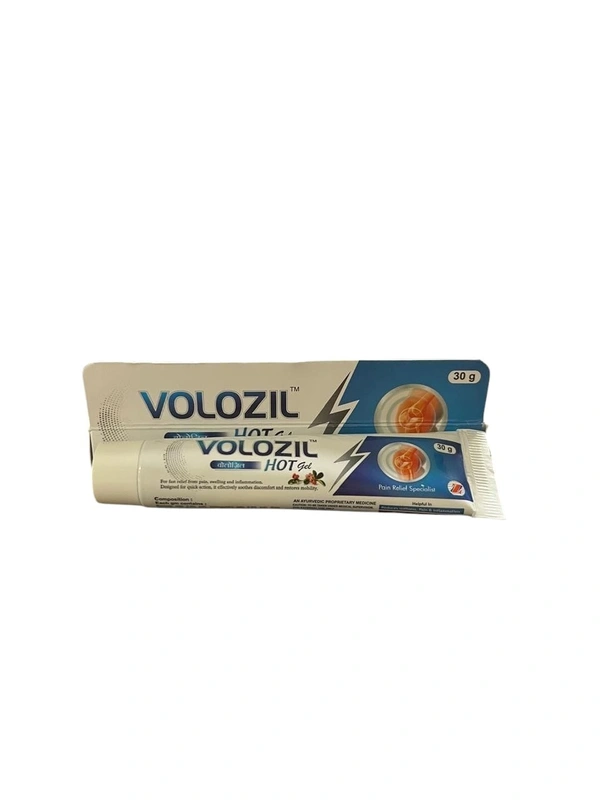 ZANE AYURVEDA Volozil Hot Gel 30gm – Ayurvedic Pain Relief & Joint Mobility Gel | Zane Ayurveda