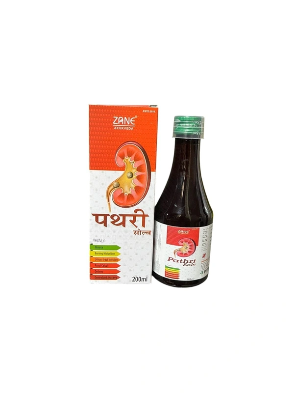Pathri Solve Syrup – Ayurvedic Kidney Stone & Urinary Tract Cleanser | Gokhru, Punarnava & Varun for Natural Stone Dissolution