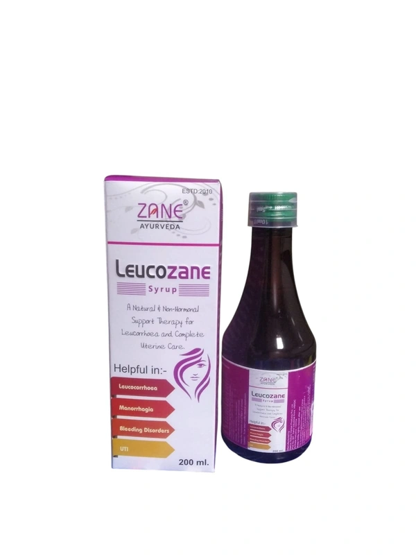 Leucozane Syrup – Ayurvedic Tonic for White Discharge & Female Reproductive Health