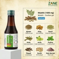 ZANE AYURVEDA Zane Ayurveda GASOZIL Syrup – Gas, Acidity & Bloating Relief - 200ML