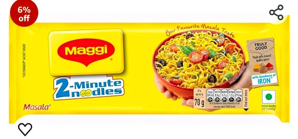 Maggi 2 Minutes Noodles 8 Pack - 560 Gm