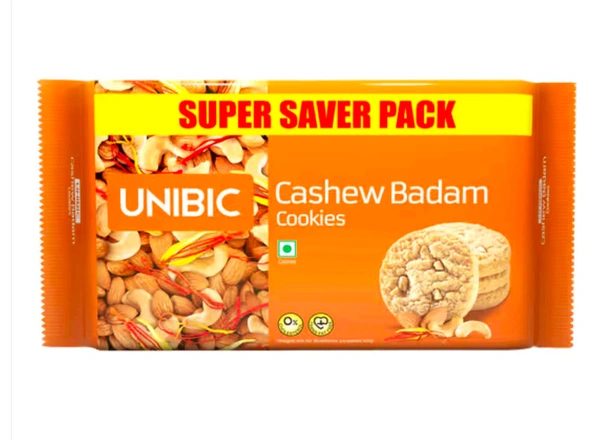 Unibic Cashew Badam Cookies  - White