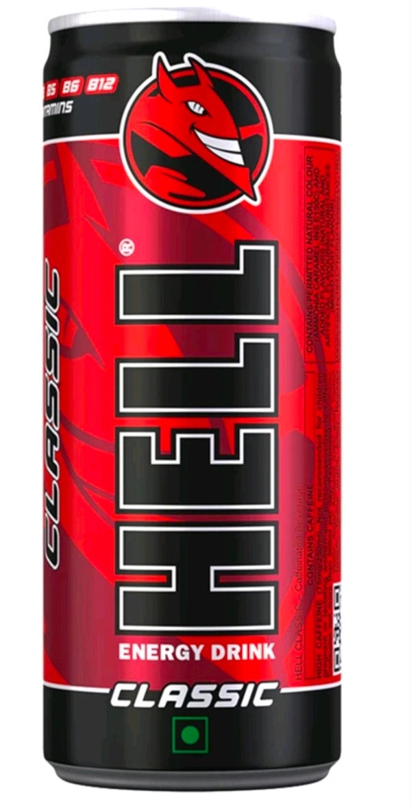 HELL ENERGY DRINK CAN 250 ML - 250 Gm