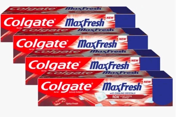 Colgate  Maxfresh With Cooling Crystal 10 X Longer Lasting Cooling Red Gel - 150 G