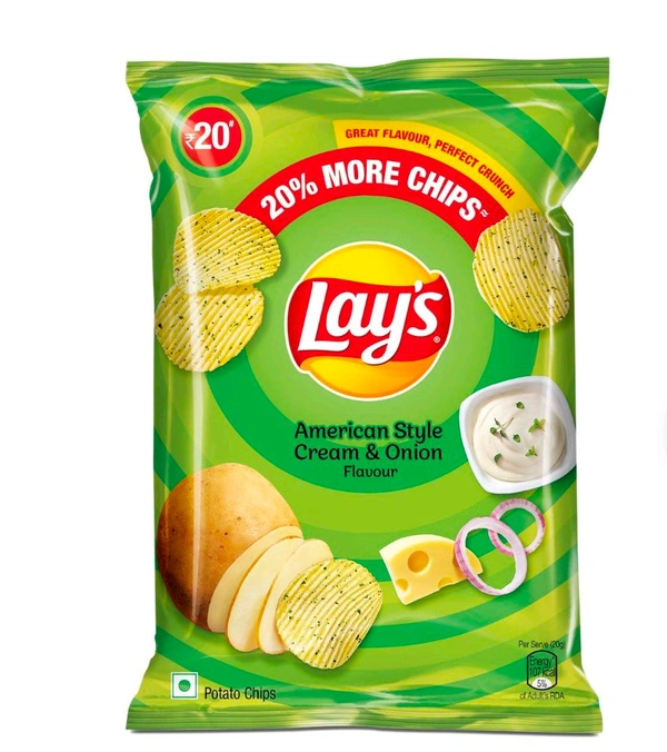 Lays  American Style Cream & Onion  - 48 G