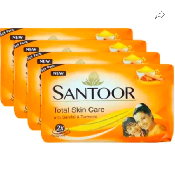 Santoor Sandal & Turmeric  - 208 G